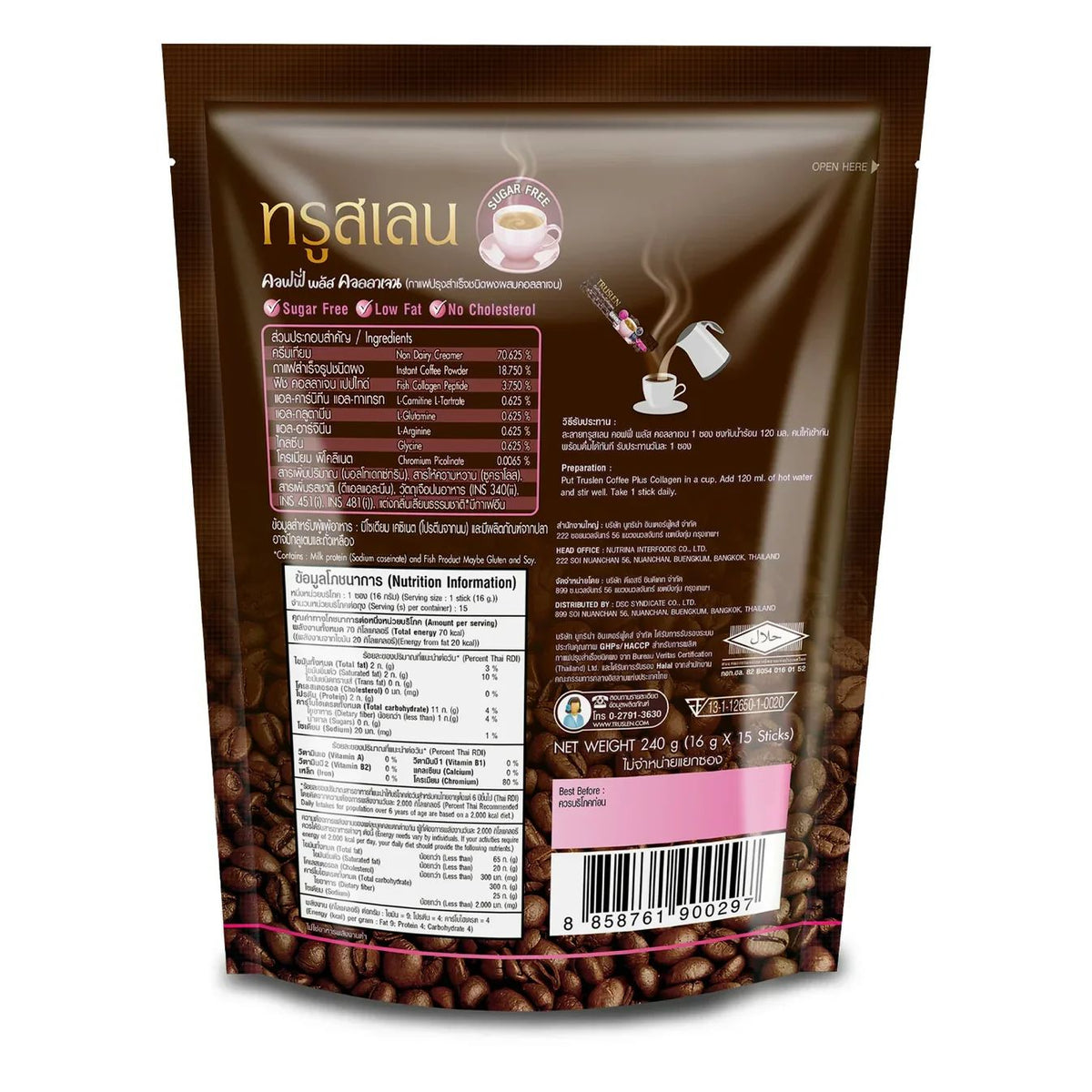 Truslen coffe plus collagen